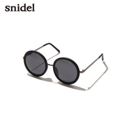 snidel2015春夏新品杂志款时尚复古圆边框架眼镜